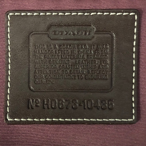 👜 Coach patchwork crossbody brown leather - Picture 2 of 8